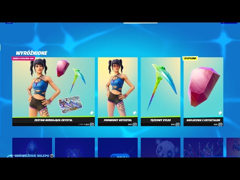 SKLEP FORTNITE 25.07.2022 *PODWODNY KRYSZTAŁ, DZIKOŚĆ, ASTRA, RENEGAT*