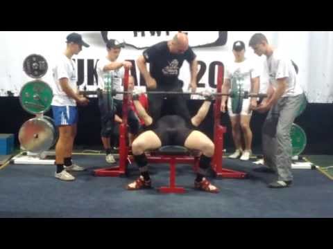 Faraj Jalilov (Azerbaijan) AWPC Junior World Record RAW bench press 172,5 kg @ 82,5 kg
