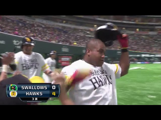 【3回裏】内川の分まで!! ホークス・デスパイネが17号2ラン!! 2017/6/8 H-S