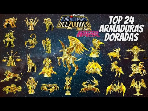 Top 24 armaduras doradas EDICION ESPECIAL Podcast los caballeros del zodiaco