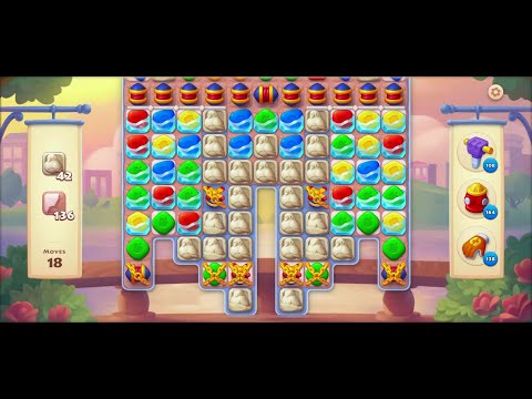 TOWNSHIP   Colorful Puzzle  Match -3  game level # 2000