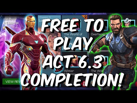 Free To Play Act 6 Chapter 3 Completion - Taking On The Challenge 2021 - Marvel Contest of Champions