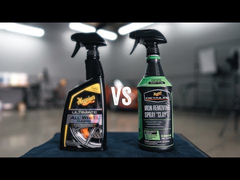 MEGUIARS IRON REMOVING SPRAY CLAY VS MEGUIARS ULTIMATE ALL WHEEL CLEANER: IS THERE ANY DIFFERENCE?