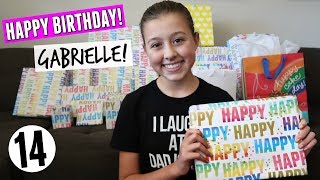 Gabrielle&#39;s 14th Birthday Opening Presents!