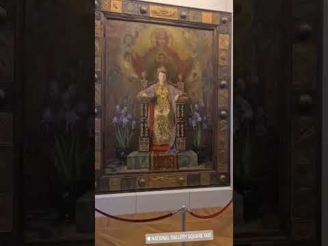 Dentro da Galeria Nacional de Arte