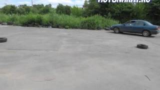 Упражнение змейка на учебной площадке