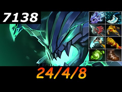 Dota 2 Outworld Devourer 7138 MMR 24/4/8 (Kills/Deaths/Assists) Ranked Full Gameplay