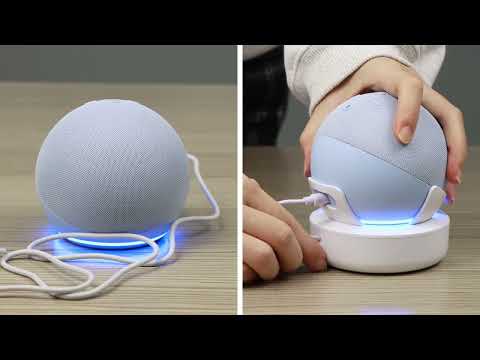 Made for Amazon Alexa Echo Dot (5th Gen, 2022 release) Battery Base Stand - PlusAcc