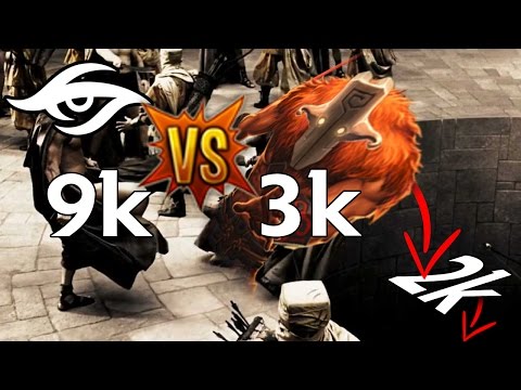 Secret SPARTA [9k MidOne + Puppey] vs. 3.5k INT Ranked Dota 2 - BALANCED?! 😂😂