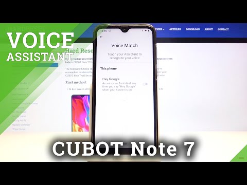How to Activate Google Assistant in CUBOT Note 7 – Google Assistant Activation