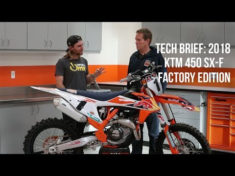 Walk-Around: Tech Brief on the 2018/2019 KTM 450 SX-F Factory Edition