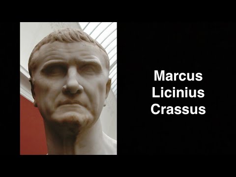 Marcus Licinius Crassus. Roman general and statesman | English