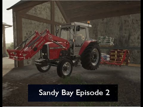 Making some Silage Bales. Sandy Bay FS19 Timelaspe
