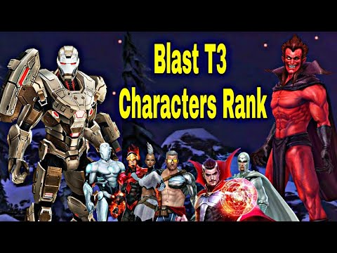 All Blast T3 Characters Rank Guide 2021 | Blast T3 Characters Better? - Marvel Future Fight