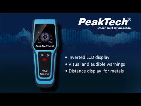 PeakTech P 3433 Digitaler Wandscanner / Digital Wall Scanner