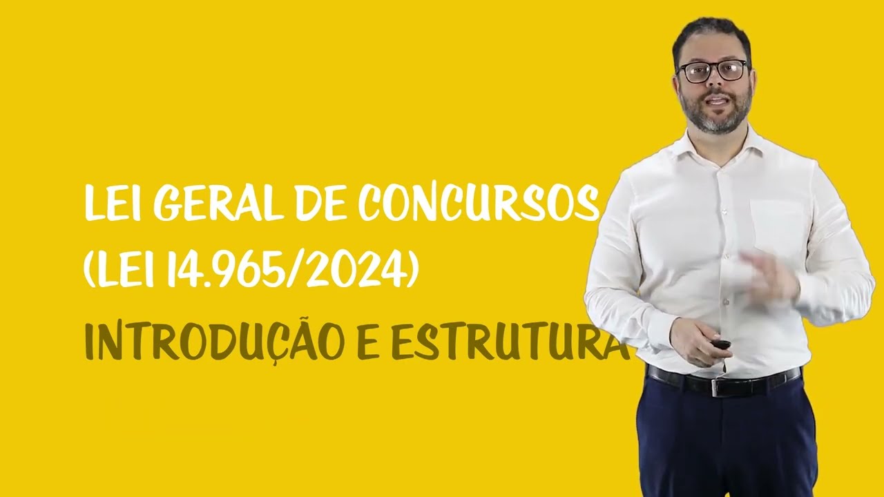 Lei Geral dos Concursos Públicos
