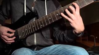 Meshuggah Guitar Lesson - Obsidian (The Clean Part)