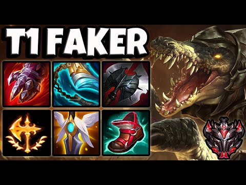T1 Faker RENEKTON vs AKALI [ BACKDOOR ] Patch 11.7 Ranked Korea ✅