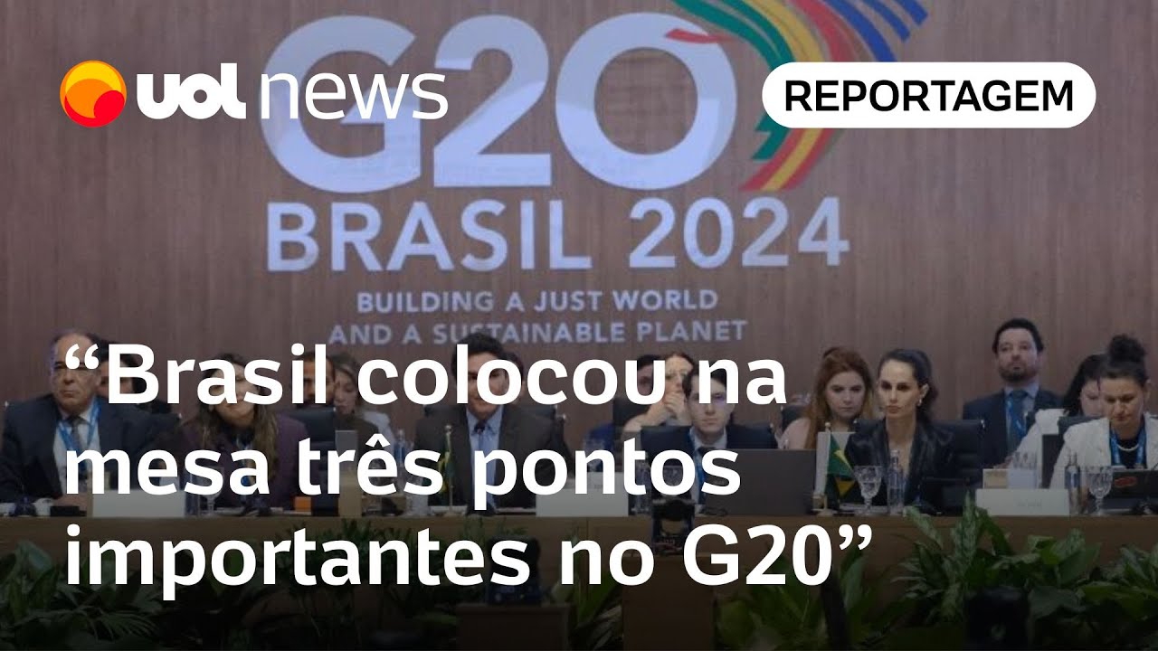 Brasil no G20: País foca em combate à fome e sustentabilidade na cúpula; entenda