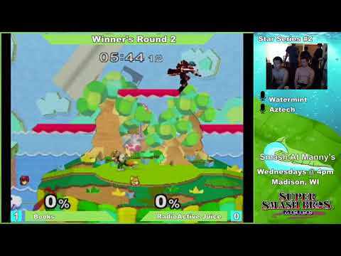 Smash At Manny's Star Series #2 Melee Books Vs RadioActive Juice WR 2