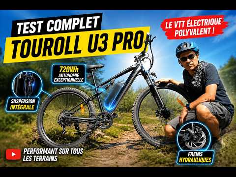 Mon test du TOUROLL U3 PRO - vtt électrique suspension intégrale à moins de 900€
