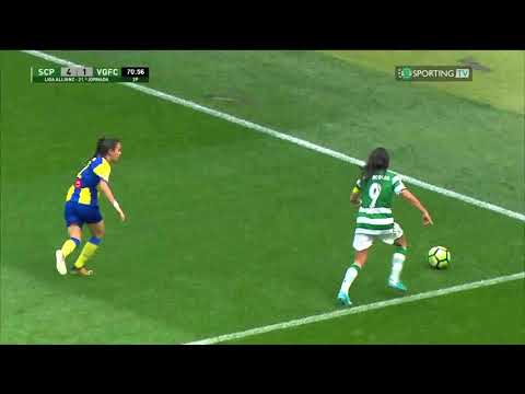 Sporting vs Valadares Gaia (4-1) Liga Allianz  Sporting Bicampeão de futebol feminino