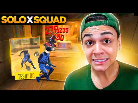 SÓ VALE LOTEAR O NOVO TEMPLO NESSE DESAFIO SOLO VS SQUAD