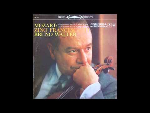 Mozart, Violin Concerto No 4, Zino francescatti