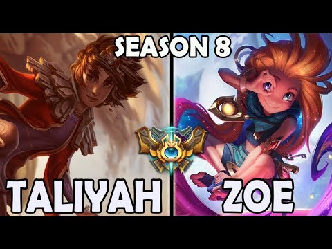 SKT FAKER plays TALIYAH vs ZOE - Ranked Challenger Korea