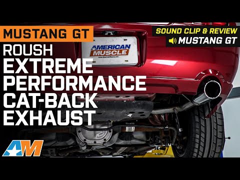2005-2009 Mustang GT Roush Extreme Performance Cat-Back Exhaust Review & Sound Clip