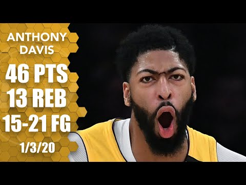 Anthony Davis dominates Pelicans with 46-point performance | 2019-20 NBA Highlights