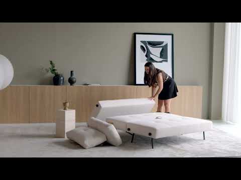 Innovation Living Cubed Wood Sofa Bed available at Trade Source Furniture