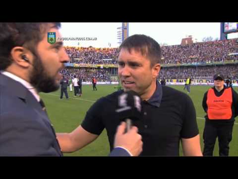 Coudet: "Fuimos justos ganadores".Central 1 - Arsenal 0. Fecha 23. Primera División 2015. FPT.