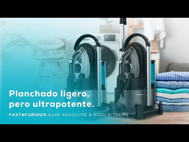 Estação de engomar Cecotec Fast&Furious 9050 X-Treme 8 bar 2600W cerâmica percha video
