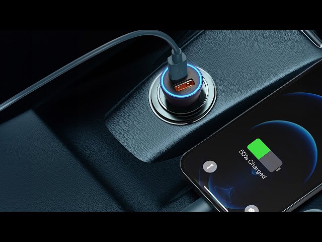Vídeo relacionado con Baseus Car Charger Golden Contactor Pro Fast Charger C+C 40W Gray (CGJP000013)