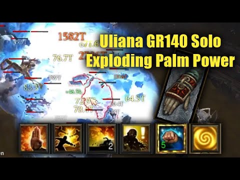 Uliana Exploding Palm Monk GR140 Solo! Season 27