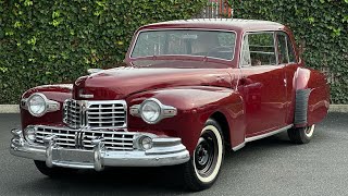 Video Thumbnail for 1947 Lincoln Continental