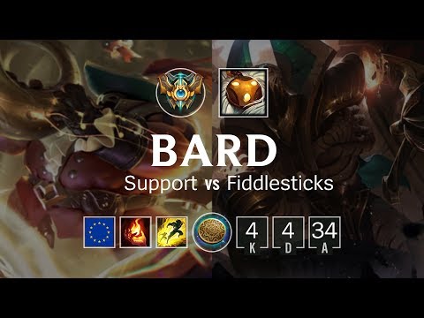 Bard Support vs Fiddlesticks - EUW Challenger Patch 8.23
