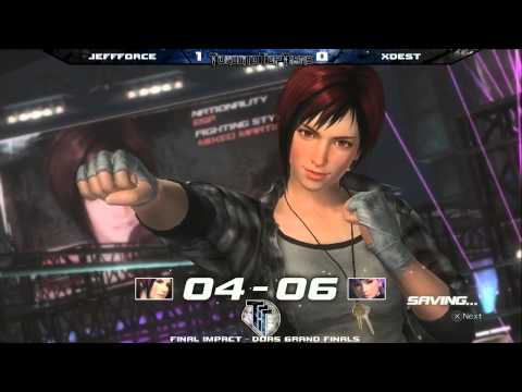 Final Impact Day 2 - DOA5 - Grand Finals - JeffFcore vs XDest