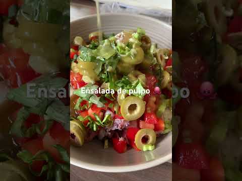 Ensalada de pulpo 🐙 #puertorico #puertoricanfood #caribbeanfood