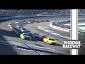 Logano leads as the green flag is waved at Phoenix