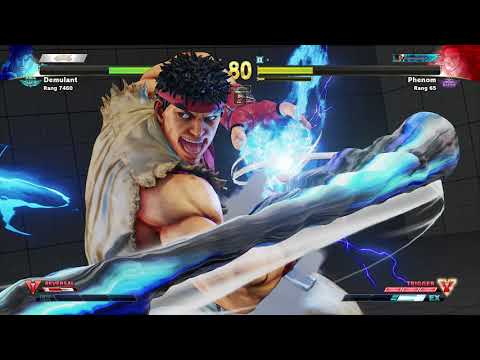 Demulant (Ryu, Diamond) vs Phenom (Akuma, Gouki, Grand Master), Ranked | SFV AE - Season 3.5