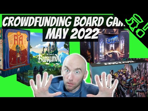 Top 10 Board Games Coming To Crowdfunding | May 2022 Gamefound & Kickstarter