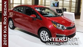 2016 Kia Rio - new compact sedan