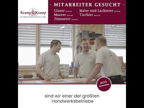 Komm´ ins Team von Kramp & Kramp