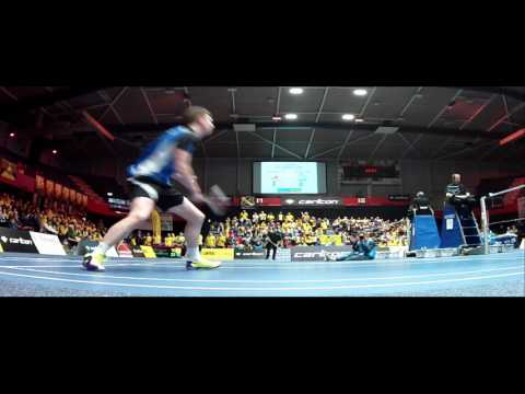 Playoff badminton 2016 Stijn de Langhe