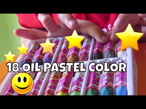 18 Oil Pastel Color Gift Kids Hello Kitty ❤ Asiknya Dapat Hadiah ❤ Pensil Gambar - Lifia Niala