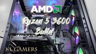 AMD Ryzen 5 3600 ASRock B450M STEEL LEGEND INNO3D RTX 2060 RGB Gaming Rig Build