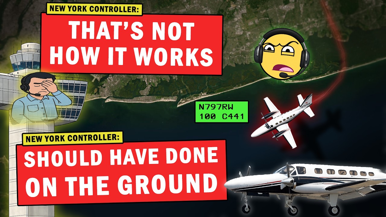 Pilot Lectured by New York Controllers | Pick Up IFR in Busy Airspace