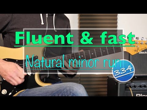 Lick Friday 334 - Speedy Natural Minor Scale Run C#m With FREE Jam track